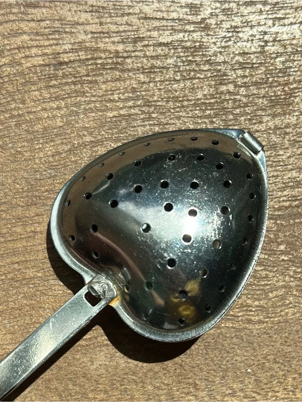 Set of 4 Vintage-Style Heart Shaped Tea Infuser Spoons Stainless Steel Strainer